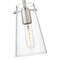 Z-Lite Kira Pendant, 1-Light, 5 In.W x 8 In.H, Brushed Nickel/Clear 7508MP-BN - alternate 8